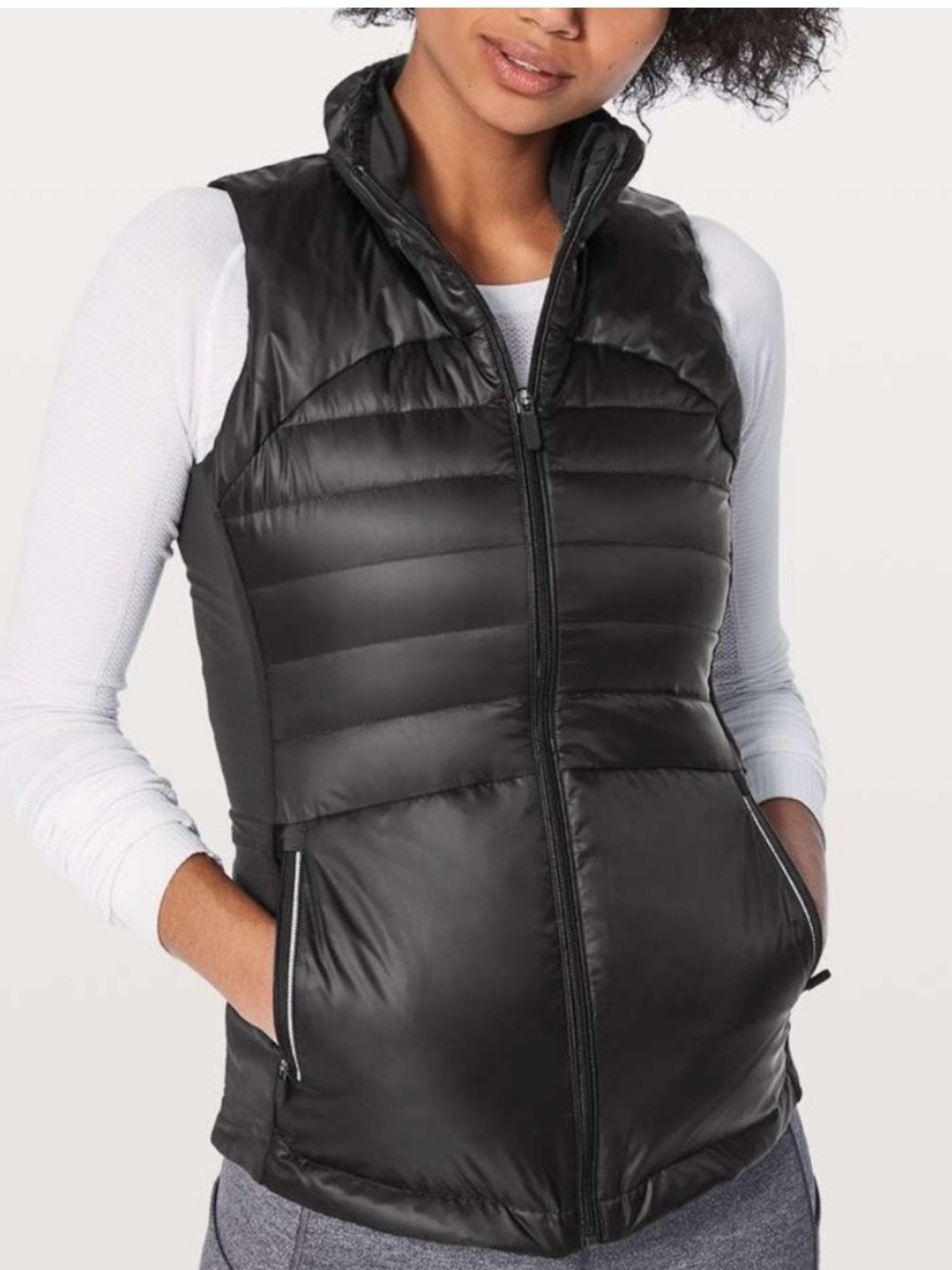 Lululemon black  Down For it A Run II women’s size 2